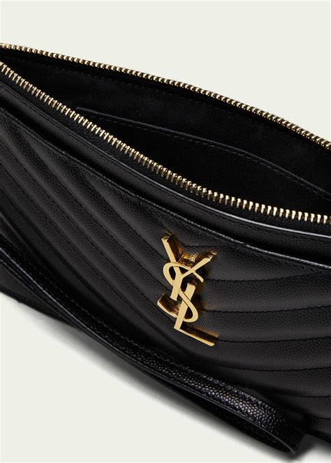 monogram large bill pouch ysl|YSL monogram bill bag.